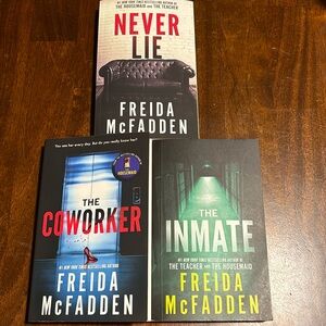 Three Frieda McFadden books